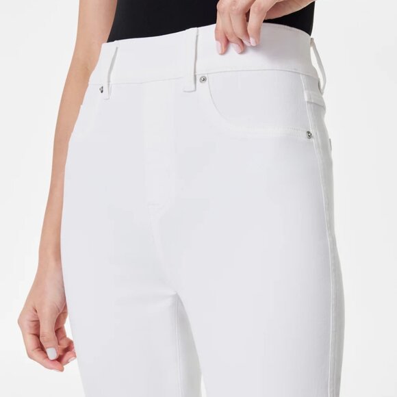 Spanx White Kick Flare Jeans - Picture 7 of 8
